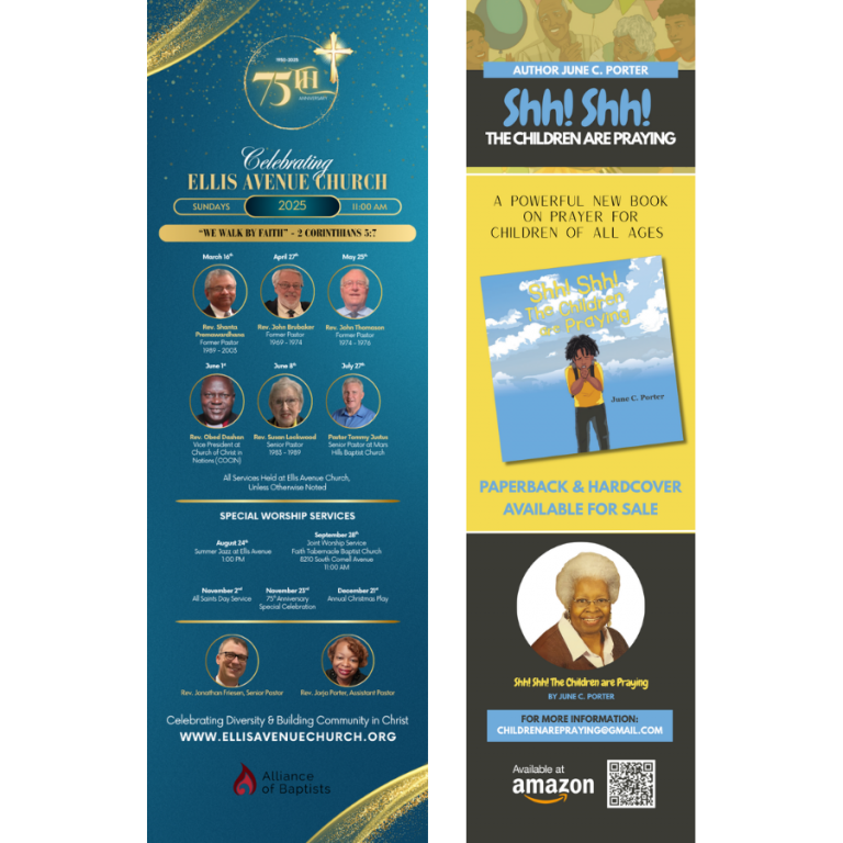 Bookmark Designs with 24-Hour Turnaround Available