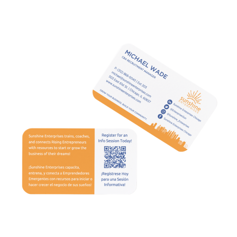 Business Card Designs with 24-Hour Turnaround Available